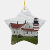 West Quoddy Keramisch Ornament (Voorkant)