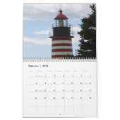 West Quoddy Lighthouse Calendar Kalender (Feb 2026)