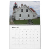 West Quoddy Lighthouse Calendar Kalender (Mar 2027)