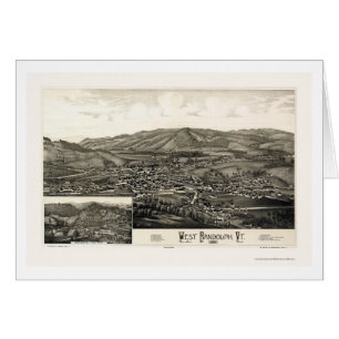 West Randolph, VT Panoramic Map - 1886