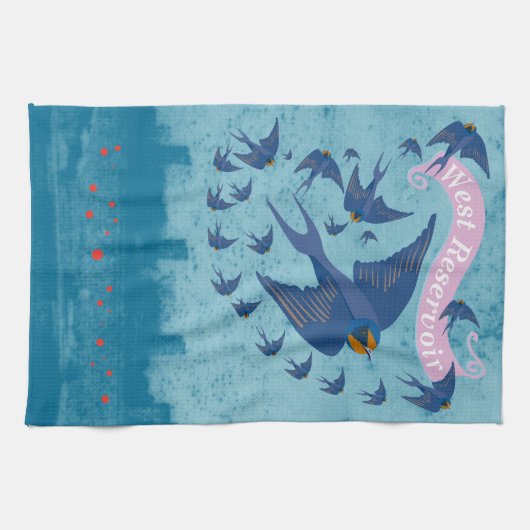 West Reservoir theedoek (Horizontaal)