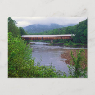 West River Covered Bridge Dummerston VT Briefkaart