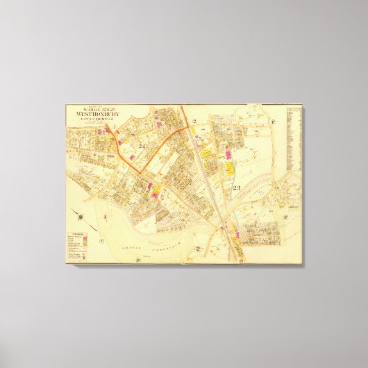 West Roxbury, Massachusetts 2 Canvas Afdruk (Voorkant)