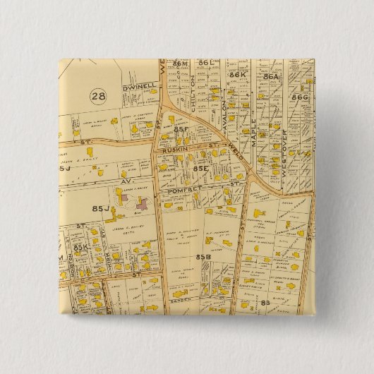 West Roxbury, Massachusetts 2 Vierkante Button 5,1 Cm (Voorkant)