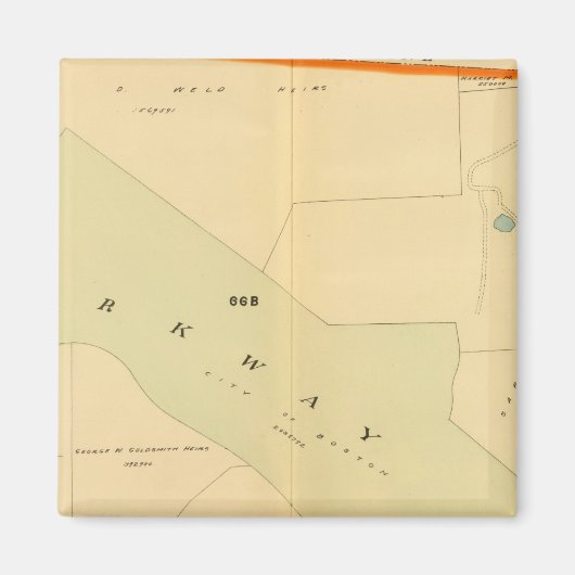 West Roxbury, Massachusetts 4 Magneet (Voorkant)