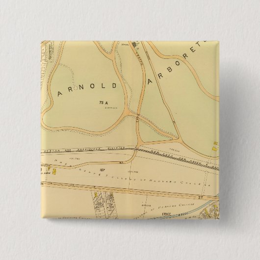 West Roxbury, Massachusetts 4 Vierkante Button 5,1 Cm (Voorkant)
