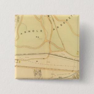 West Roxbury, Massachusetts 4 Vierkante Button 5,1 Cm