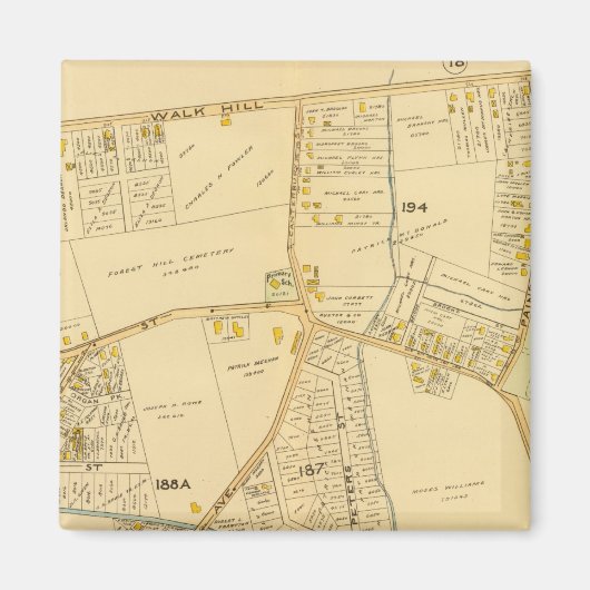 West Roxbury, Massachusetts 5 Magneet (Voorkant)