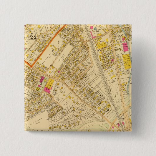 West Roxbury, Massachusetts 6 Vierkante Button 5,1 Cm (Voorkant)
