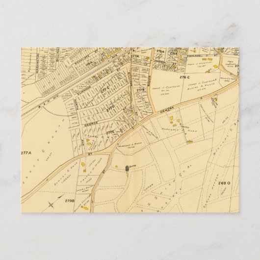 West Roxbury, Massachusetts 9 Briefkaart (Voorkant)
