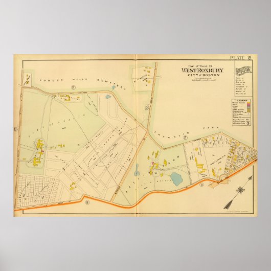 West Roxbury, Massachusetts Poster (Voorkant)