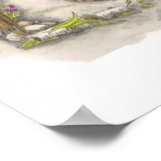 West Seattle Lincoln Park "Love Rock" poster (Hoek)