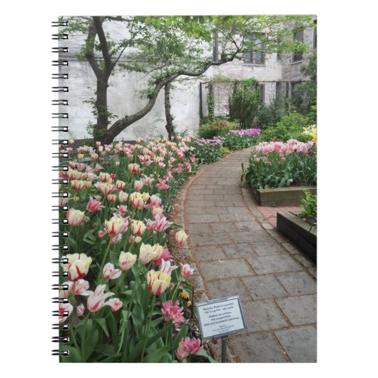 West Side Community Garden Tulip New York City NYC Notitieboek (Voorkant)