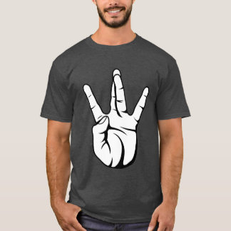 West Side Hand Sign Hip Hop retro T-shirt