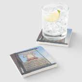 West Side, West Egg, Atlanta Marble Onderzetters (Zijkant)