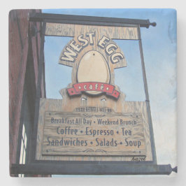 West Side, West Egg, Atlanta Marble Onderzetters