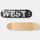 WEST Skateboard (Horizontaal)
