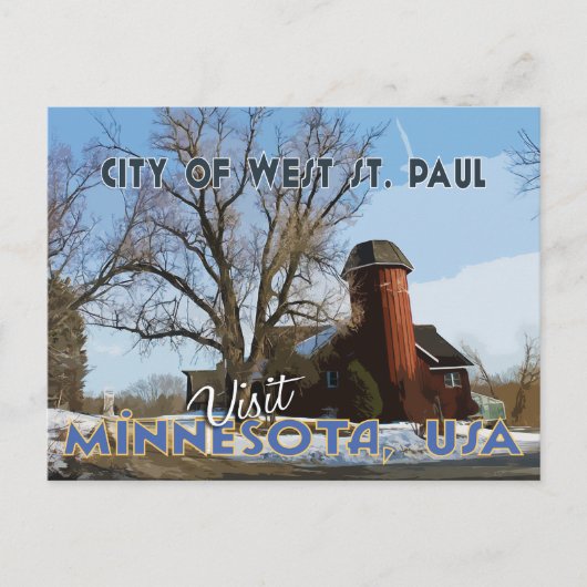 West St. Paul Briefkaart (Voorkant)