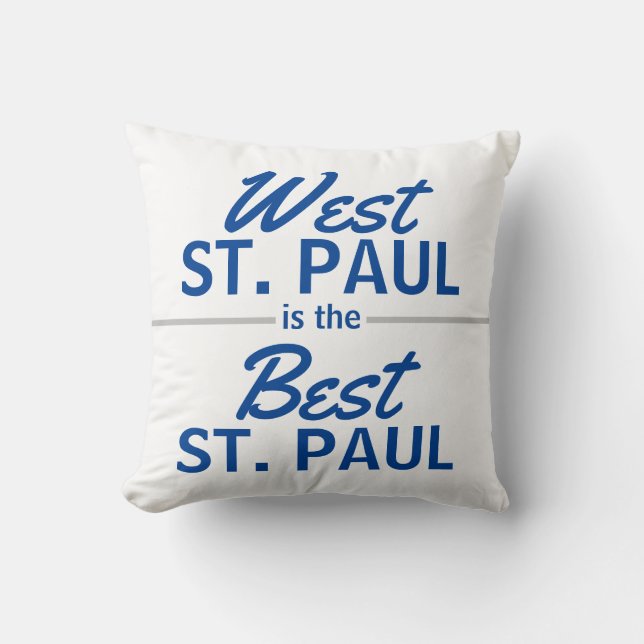 West St. Paul is de beste St. Paul Kussen (Voorkant)