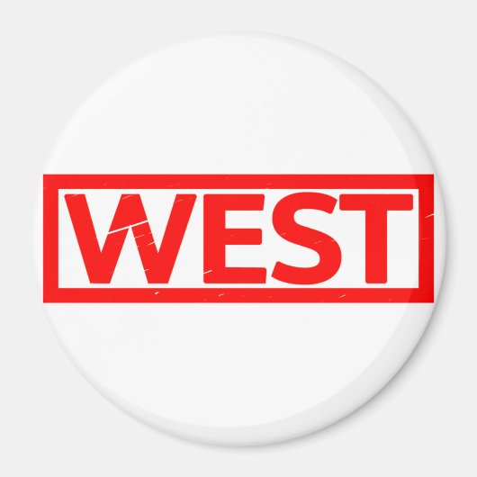 West Stamp Magneet (Voorkant)