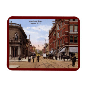 West State St., Trenton NJ 1915 Magneet