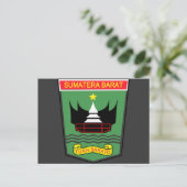 West Sumatra, Indonesië Briefkaart (Staand voorkant)
