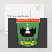 West Sumatra, Indonesië Briefkaart (Voorkant / Achterkant)