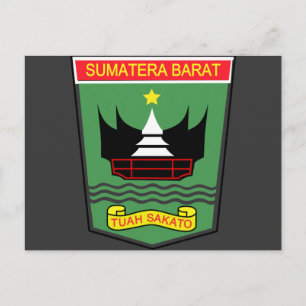 West Sumatra, Indonesië Briefkaart