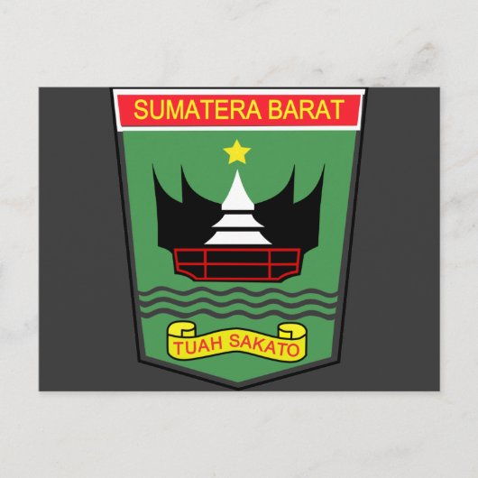 West Sumatra, Indonesië Briefkaart (Voorkant)