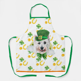 West Terrier Vakantie Decoratie St. Patrick's Day  Schort