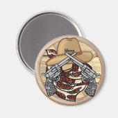 West Texas Cowboy Magneet (Voorkant / Achterkant)