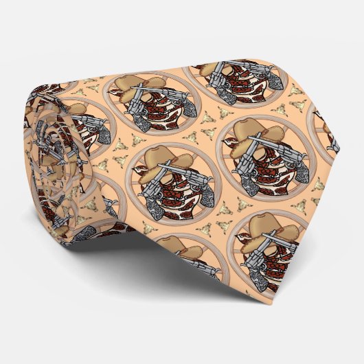 West Texas Cowboy Stropdas (Opgerold)