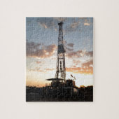 West Texas Drilling Rig Legpuzzel (Verticaal)