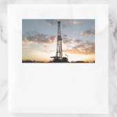 West Texas Drilling Rig Rechthoekige Sticker (Tas)
