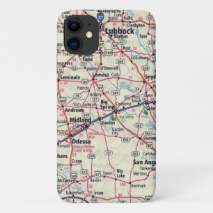 West Texas Map Case-Mate iPhone Case