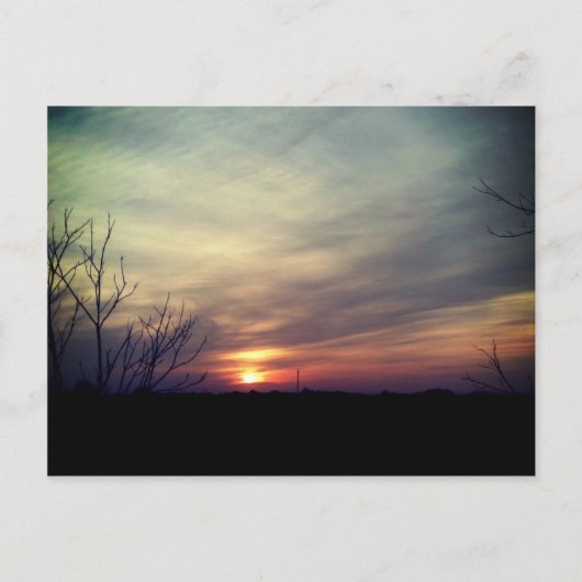 West Texas sunrise Briefkaart (Voorkant)