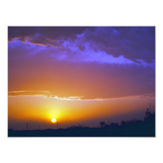 West Texas Sunset #2 Foto Afdruk