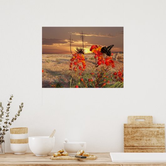West Texas Sunset Poster (Keuken)