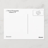 West Texas Windmill en Water Tank Briefkaart (Achterkant)