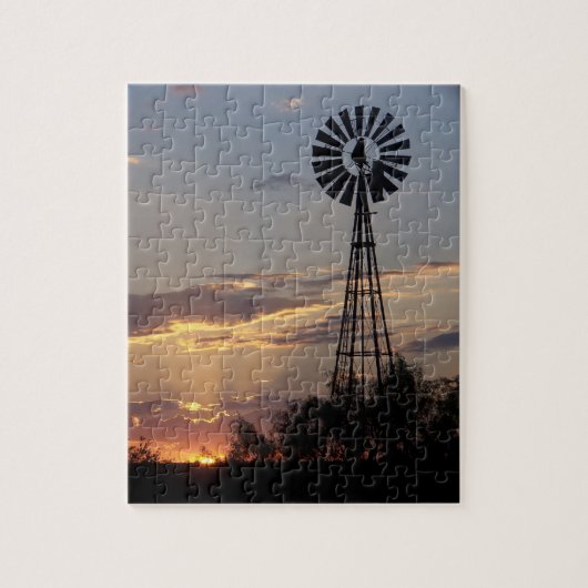 West Texas Windmill Legpuzzel (Verticaal)