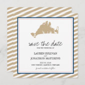 West-Tisbury Martha's wijntuin | Datum opslaan Save The Date (Voorkant / Achterkant)