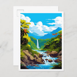 West Tropics Queensland Australië Travel  Briefkaart