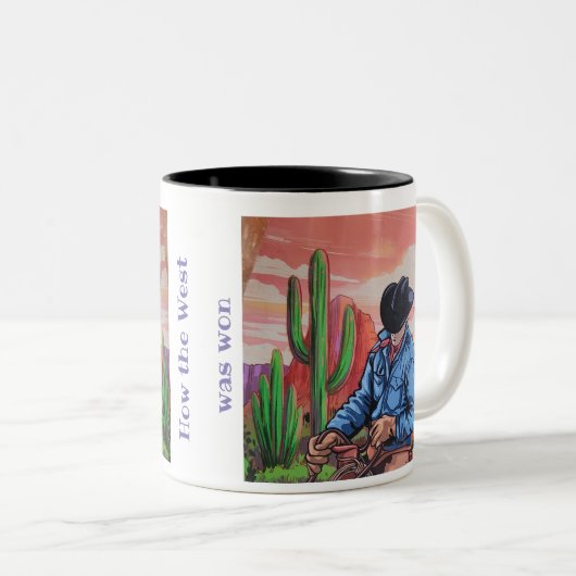 West Tweekleurige Koffiemok (Voorkant rechts)