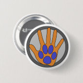West U Vet Ronde Button 5,7 Cm (Voorkant /achterkant)
