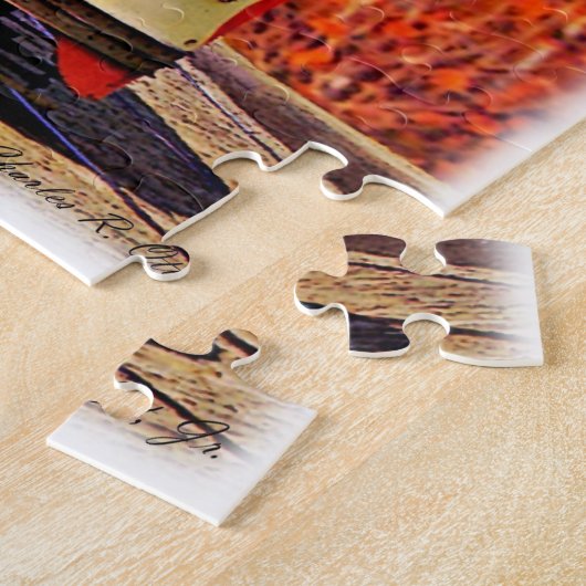 West Uitzicht Park Puzzle Legpuzzel (Zijkant)