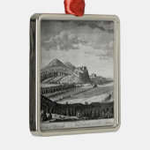 West-Uitzicht van de stad Edinburgh, 1753 Metalen Ornament (Rechts)