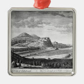 West-Uitzicht van de stad Edinburgh, 1753 Metalen Ornament (Voorkant)