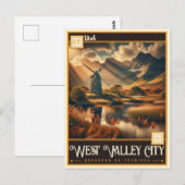 West Valley City, Utah | Briefkaart (Voorkant / Achterkant)
