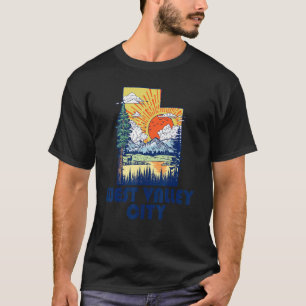 West Valley City Utah Natuur State Pride Mountains T-shirt