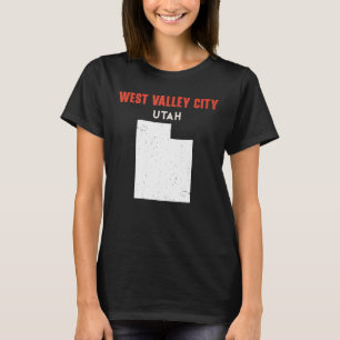 West Valley City Utah USA State Travel Uta T-shirt